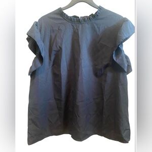 Women SHEIN Curve Ruffle Sleeveless Shirt 4XL. Polyester. New with Tags